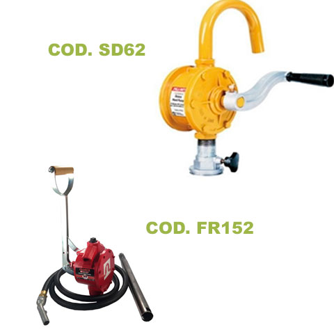 Bomba rotativa manual FILLRITE serie FR152 para suministro de gasoina,  gasoil